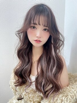 ドットハリス(.Hallis) 透明感ブラウン/アクセントカラー/髪質改善/原宿/表参道