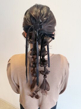 フーコー 下関店(fuhcoh) ツイン編みおろし　結婚式ヘア