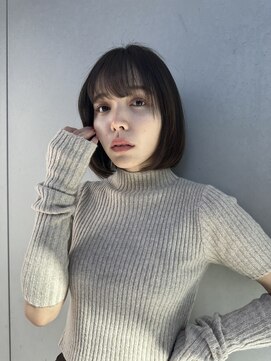 ラグゼ(Luxe) オリーブベージュ/韓国/顔周りレイヤー/グレージュ/地毛風カラー