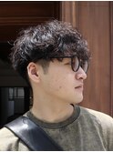 スパイキーショートツイストスパイラルメンズパーマ