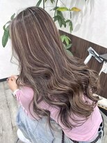 ベルヘアーデザイン 堺東(Belle hair Design)&nbsp;ハイライトレイヤーカット外国人風イルミナカラー20代30代40代