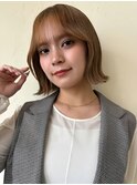 モードすぎないナチュラルボブ【荒川菜々実】
