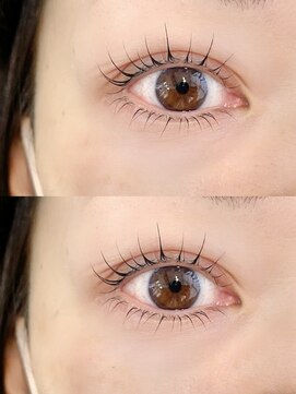 まつげパーマ上下
