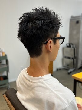 メンズ、髪質改善、髪質改善カラー、眉毛