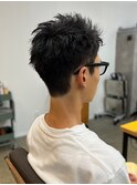 メンズ、髪質改善、髪質改善カラー、眉毛