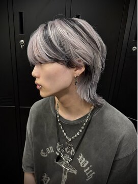 シキ(SHIKI) メンズウルフデザインカラー シルバー