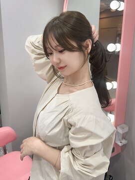 ボタン シブヤ(VOTAN SHIBUYA) 結んでも可愛い顔周り♪♪