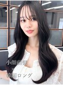 小顔レイヤー◎韓国風アッシュ髪質改善カラーロングヘア