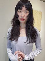 ユー(yew) 姫カット/顔周りレイヤー/グレージュ/アッシュグレージュ