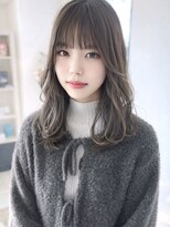 モナザスカイ 栄(MONA the SKY)&nbsp;【MONA】ラベンダーグレー/ハッシュカット／ダークアッシュ