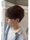 前髪ありセンターパートフェザー