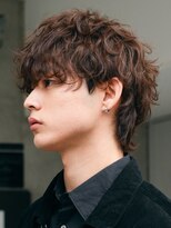 フィフス 大分(fifth)&nbsp;大分シャドウパーマメンズカットラウンドマッシュウルフつよめ