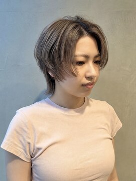 エル バイ ゼノン ビューティー(L by ZENON BEAUTY) ダークパープル/ナチュラルショート/ミルクブラウン/天王寺/
