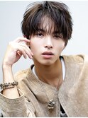 韓国マッシュカルマパーマ韓国風センターパートニュアンスパーマ