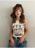 ふんわり巻き髪