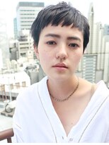 ナヌーク シブヤ(nanuk shibuya) 【nanuk】ブリーチカラーのダークブルーカラーベリーショート