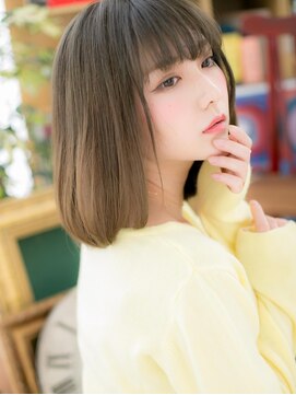カバーヘア ブリス 上尾西口店(COVER HAIR bliss) *bliss上尾*ツヤ感キラリ☆小顔ワンカールミディa