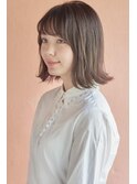 外ハネ小顔ボブ