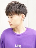 窪田正孝風パーマスタイル×スパイラル×刈り上げ/福岡天神佐野