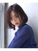 アトリエ フェム(atelier.fem)&nbsp;atelier.fem　ゆるやかにキマるニュアンスワンカールボブ