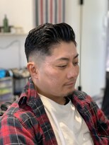 ブルートバーバーショップ(BLUET Barber Shop) サイドパートスタイル