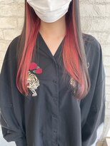 アン ココン(un.cocon) 【un.cocon吉祥寺】インナーカラー　レッド　♪