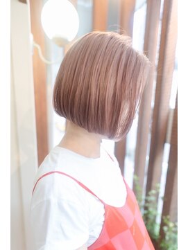 ユートゥイーズ つくば(U too e's) 《Utoo e's つくば美容室》秋のピンクベージュ