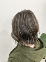 ルヴェルヘアー(Revel hair)&nbsp;ボブレイヤー×ハイライトグレージュ