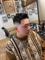 カムレイドフォーライフ(COMRADE 4 LIFE)&nbsp;パーマMIXフェードスタイル　　担当西村