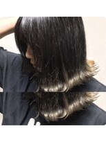 ラックスビーギャラリー なんば駅前店(LUXBE GALLERY) ＊津村＊style by LUXBE＊すそミルクティーカラー