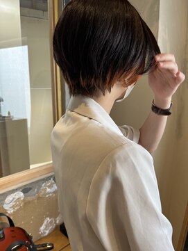 エディ(eddie) 【eddie】オレンジインナーカラーショート