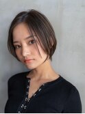 ショートボブ/大人可愛い/ショートヘア/ナチュラルカラー