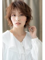 モッズヘア 越谷(mod's hair)&nbsp;大人かっこいいくせ毛風ボブウルフマッシュTb2越谷20代30代40代