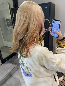 アイリー 名古屋(A/LEE) インナーカラー×ユニコーンカラー