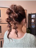 玉ねぎヘアアレンジ