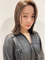 大人可愛い/ミディアム/レイヤー/20代30代40代/有楽町/銀座
