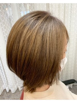 ロマンヤカタ ファース(ROMAN YAKATA fars) 髪質改善 大人可愛い くびれ レイヤーボブ@田代3/25