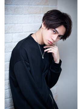 ヘアーアートシフォン 川口東口店(hair art chiffon) ハイライト ツイストパーマ マッシュウルフ ツーブロック