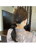 結婚式編み下ろしアレンジ