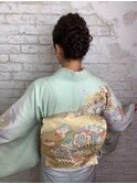 留袖ヘアセット/結婚式アレンジ/ヘアアレンジ錦糸町北口