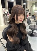 松岡宏海スタイル/天神韓国風/チョコレート/姫カット/前髪/当日