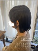 パツッとトレンド感ショートボブ