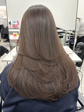 ヨロ 上野(YOLO) ハイライトカラーミルクティーベージュケアブリーチダブルカラー