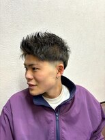 髪屋 メンズスパイキーショートアップバング