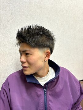 髪屋 メンズスパイキーショートアップバング