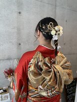 ボニー(Bonnie)&nbsp;水引きヘア/タイトシニョン