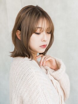 プレーゴ 渋谷店(PREGO)の写真/骨格矯正カット+透明感カラー+3stepトリートメント¥15400→¥8000♪毎日が艶々のお手入れいらず♪