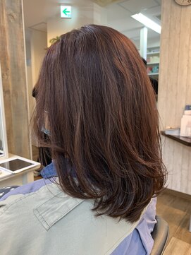 ブレス ヘアアンドスパ 湘南台(bless hair spa) ミディアムレイヤースタイル