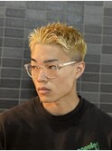 金髪シェードフェード