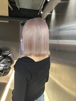 ペレ 栄店(PELE) デザインカラー/レイヤーカット/ウェットヘア/オリーブベージュ